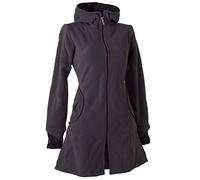 Vishes - Alternative Bekleidung - Warmer Elfen Kurzmantel mit Zipfelkapuze dunkelgrau 40