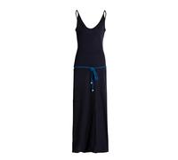 Vishes Damen Sommerkleid mit Trägern in Schwarz I Größe XL (40) I Handgefertigt aus 100% Baumwolle I Stylisches Sommerkleid für Freizeit & Alltag I Nachhaltige Alternative Bekleidung