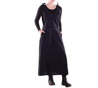 Vishes Langes Latzkleid Damen Handgewebt Bindeträger Gürtel Oversize - Alternative Mode schwarz 44