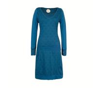 Vishes Leichtes Jerseykleid Langarm mit Punkten | Handgefertigt aus 100% Baumwolle | Ideal für Herbst & Frühjahr | Nachhaltige Alternative Bekleidung