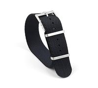 VISIYUBL Nylon Nato Strap Premium Sicherheitsgurt Armband 20mm 22m Militär Sport Armband Ersatzuhr Zubehör for Tudor(Blue black,20mm)