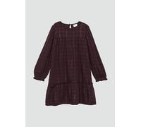 s.Oliver Viskose-Kleid mit Volants und Glitzerdetails