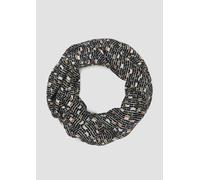 Viskose-Snood mit abstraktem Artwork ONESIZE Blau 2170345.69B0.ONESIZE