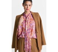 Printed Blouse with Bow Violett 36