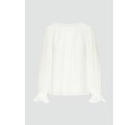 Viskosebluse mit Plisseeärmeln 38 creme 2157973.0200.38