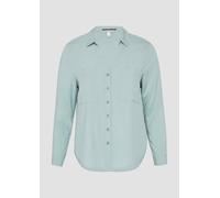 Viskosebluse mit Turn-up und aufgesetzten Taschen 50 grün 2166114.7217.50