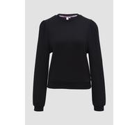 Viskosemix-Sweatshirt mit Puffärmeln M schwarz 2165509.9999.M
