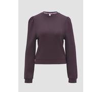 Viskosemix-Sweatshirt mit Puffärmeln S lila 2165509.4988.S