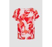 s.Oliver - T-Shirt rot|mehrfarbig - Gr. - 46