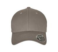 Visor FLEXFIT "Flexfit Accessoires Flexfit 110 Curved Visor Snapback", Herren, Gr. onesize, grau, 63% Polyester, 34% Baumwolle, 3% Elasthan, unifarben, Caps Visor (31718854-0) grau