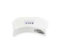 Visor MERCHCODE "Merchcode Unisex Miami Vice Logo Visor Cap", Herren, Gr. onesize, weiß, 100% Baumwolle, unifarben, Caps Visor (45819003-0) weiß