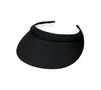 Visor mit Spange in 5 Farben! schwarz