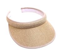 Visor Sun Hat - Lightweight Wide Brim Design, Modern Summer Head Wear | Portable Uv Protection Sports Visor, Lightweight Breathable Outdoor Sun Shield Fashion Accessory for Beach Vacation Daily Wear
