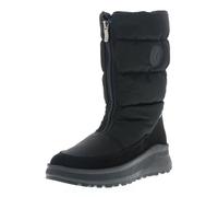 Vista Damen Winterstiefel Snowboots Reißverschluss Tex-Membrane gefüttert schwarz, Größe:38, Farbe:Schwarz