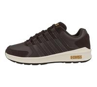 Sneaker K-SWISS "VISTA TRAINER", Damen, Gr. 40, java, snow weiß, Leder, Schuhe Sneaker (30676364-40) java, snow weiß