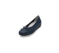 VITAFORM® Ballerinas Damen I Slip Ons Sommer-Schuhe I Brautschuhe flach I 100% Exklusives Hirsch-Leder I Sportlich-Elegant Klassisch I Weite H Marine, 41