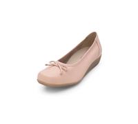 VITAFORM® Ballerinas Damen I Slip Ons Sommer-Schuhe I Brautschuhe flach I 100% Exklusives Hirsch-Leder I Sportlich-Elegant Klassisch I Weite H zartrosa, 39