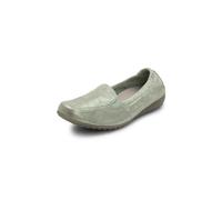VITAFORM Mokassins Damen Leder Weite H - Bequeme und Elegante Damen Schuhe - Leichte Slipper aus italienischem Hirschleder grün 35