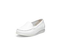 VITAFORM Slipper Hirschleder Damen Weite H Supersoft weiß, 40