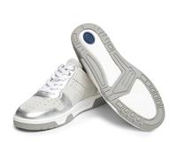 VITAFORM Sneaker Damen Weite H Nubukleder weiß/Silber, 38
