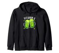 Vitamin G Green Beer feiert den St. Patrick's Day Kapuzenjacke