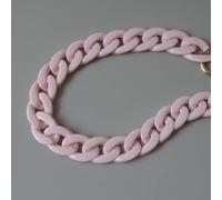 VITAU Candy Farbe Harz Frauen Acryl Umhängetasche Riemen 45/86/120 cm Messenger Handtaschen Gürtel Tasche Ketten Taschengriffe