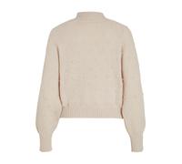 VITULI O-NECK L/S KNIT TOP/SU/PB/1 Schwarz M