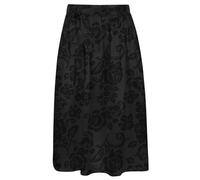 Viunychn dirndlschürzen einzeln 70 cm Spitze schließe, Dirndlschürze 70cm Länge | Schlichte Schürze für Dirndl | Jacquard zum Binden Schwarz M