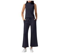 Viunychn Hausanzug Damen Baggy Große Größen Jogginganzug Sommer Elegant Lang Zweiteiler Trainingsanzug Kurzgröße Yoga Freizeit Homewear Hausanzug 2 Teiler Sportkleidung Frauen Sportanzug Loungewear