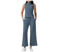 Viunychn Hausanzug Damen Baggy Große Größen Jogginganzug Sommer Elegant Lang Zweiteiler Trainingsanzug Kurzgröße Yoga Freizeit Homewear Hausanzug 2 Teiler Sportkleidung Frauen Sportanzug Loungewear