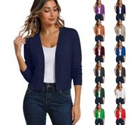 Viunychn Strickjacke Damen - Cardigan Kurz Strickmantel Dirndl Jacke Trachtenjacke Leichte Strickjacken Herbst Outfit Dünne Strickweste Oktoberfest-Kleidung Elegant Herbstmode Für Frauen