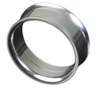 viva-adorno® 1 Stück Edelstahl Tunnel mit Innengewinde in verschiedenen Farben Größe 4-30mm Z155, silber 26mm