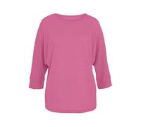 3/4-Arm-Shirt VIVANCE "aus bügelfreier Crêpe-Qualität", Damen, Gr. 40/42, pink, Cru00eape, Obermaterial: 98% Polyester, 2% Elasthan, unifarben, modisch, lässig geschnitten normal, Rundhals, 3/4-Ärmel