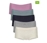 Panty VIVANCE Gr. 32/34, bunt (anthrazit meliert, beige flieder, eukalyptus, navy) Damen Unterhosen (78695613-32) anthrazit meliert, beige meliert, flieder, eukalyptus, navy