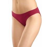 Bikinislip VIVANCE ACTIVE Gr. 44/46, rot (rot, schwarz, weiß), Damen, Obermaterial: 95% Polyamid, 5% Elasthan (LYCRA), unifarben, Unterhosen, aus weicher Microfaser (500155-44) rot, schwarz, weiß