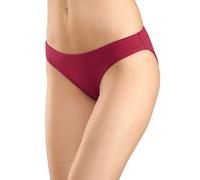 Bikinislip, Damen, Gr. 40/42, rot (rot, schwarz, weiß), Microfaser, Obermaterial: 95% Polyamid, 5% Elasthan (LYCRA), VIVANCE ACTIVE BY LASCANA, unifarben, körpernah, Unterhosen, aus weicher Microfaser