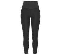Funktionsleggings, Damen, Gr. L (44/46), N-Gr, schwarz, Obermaterial: 86% Polyester, 14% Elasthan. Einsatz: 90% Polyester, 10% Elasthan, VIVANCE ACTIVE BY LASCANA, Mesh, unifarben, figurbetont lang, H