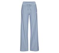 Loungehose VIVANCE ACTIVE, Damen, Gr. XL (48/50), N-Gr, blau meliert, Trikot, Obermaterial: 88% Polyester, 12% Elasthan, meliert, figurumspielend lang, Hosen Loungehose, mit weitem Bein und Teilungsnä
