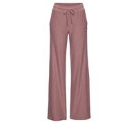 Loungehose VIVANCE ACTIVE, Damen, Gr. S (36/38), N-Gr, rosa meliert, Trikot, Obermaterial: 88% Polyester, 12% Elasthan, meliert, figurumspielend lang, Hosen Loungehose, mit weitem Bein und Teilungsnäh