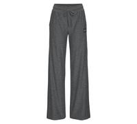 Loungehose VIVANCE ACTIVE, Damen, Gr. L (44/46), N-Gr, schwarz meliert, Trikot, Obermaterial: 88% Polyester, 12% Elasthan, meliert, figurumspielend lang, Hosen Loungehose, mit weitem Bein und Teilungs