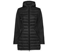 Steppjacke VIVANCE ACTIVE, Damen, Gr. 38, schwarz, Softshell, Obermaterial: 100% Polyester. Obermaterial 2: 100% Polyester. Wattierung: 100% Polyester, unifarben, Basic, figurbetont kniefrei, Jacken S