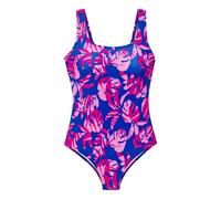 Badeanzug VIVANCE, Damen, Gr. 42, Cup B, bunt (blau, pink), Recycling-Polyamid, bedruckt, Badeanzüge Badeanzug, mit modischer Rückenlösung (16199937-42) blau, pink