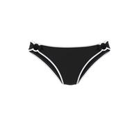 Bikini-Hose VIVANCE "Lorena", Damen, Gr. 38, N-Gr, schwarz, Recycling-Polyamid, unifarben, Badehosen Bikini-Hose, mit kontrastfarbenem Piping und Details (82416456-38) schwarz