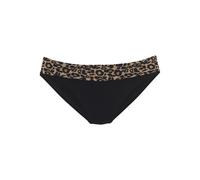 VIVANCE Bikini-Hose Damen schwarz nougat bedruckt Gr.36