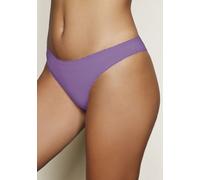 Brasilslip VIVANCE, Damen, Gr. 40/42, bunt (lindgrün, lila, flieder, apricot, pink, rosa, weiß), Single Jersey, Obermaterial: 95% Baumwolle, 5% Elasthan. Spitze: 80% Polyamid, 20% Elasthan, unifarben,