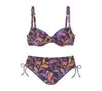 VIVANCE Bügel-Bikini Damen schwarz bedruckt Gr.40 Cup D