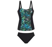 VIVANCE Bügel-Tankini Damen türkis bedruckt Gr.44 Cup C