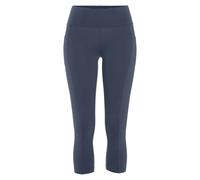 Caprileggings VIVANCE, Damen, Gr. 44/46, N-Gr, blau, Single Jersey, Obermaterial: 95% Baumwolle, 5% Elasthan, unifarben, Basic, Hosen, mit 2 Handytaschen (42384312-44) blau