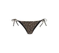Bikini-Hose VIVANCE "Thora", Damen, Gr. 42, N-Gr, schwarz nougat bedruckt, Recycling-Polyamid, Animalprint, bedruckt, Badehosen, in knapper Form (92747667-42) schwarz nougat bedruckt