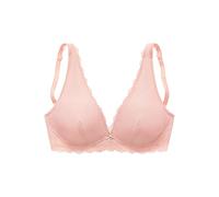 Bralette-BH VIVANCE, Damen, Gr. 75, Cup D, rosa (rosé), Spitze, Obermaterial: 92% Polyamid, 8% Elasthan, BHs, ohne Bügel im High-Apex-Design, sexy Dessous (58174227-75) rosé